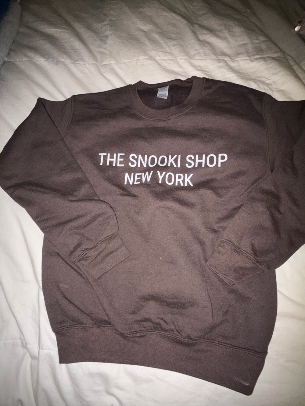 Snooki Shop Brown Crewneck Sweatshirt